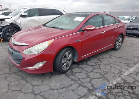 2012 Hyundai Sonata Hybrid z USA, uszkodzony, nr VIN KMHEC4A47CA044013
